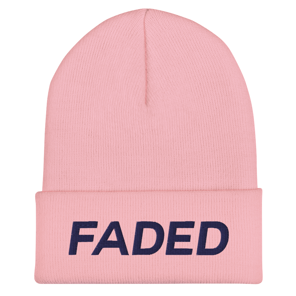 Faded (Navy) Cuffed Beanie