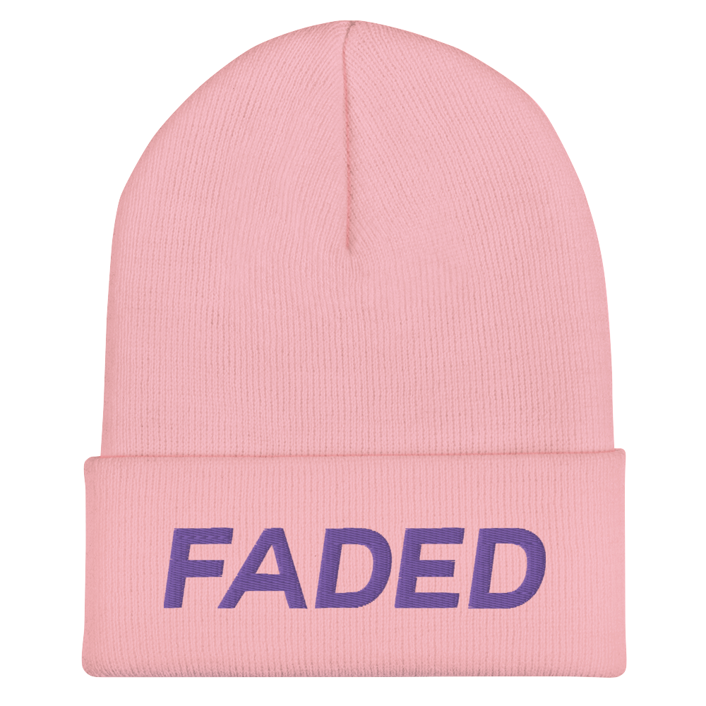 Faded (Purple) Cuffed Beanie