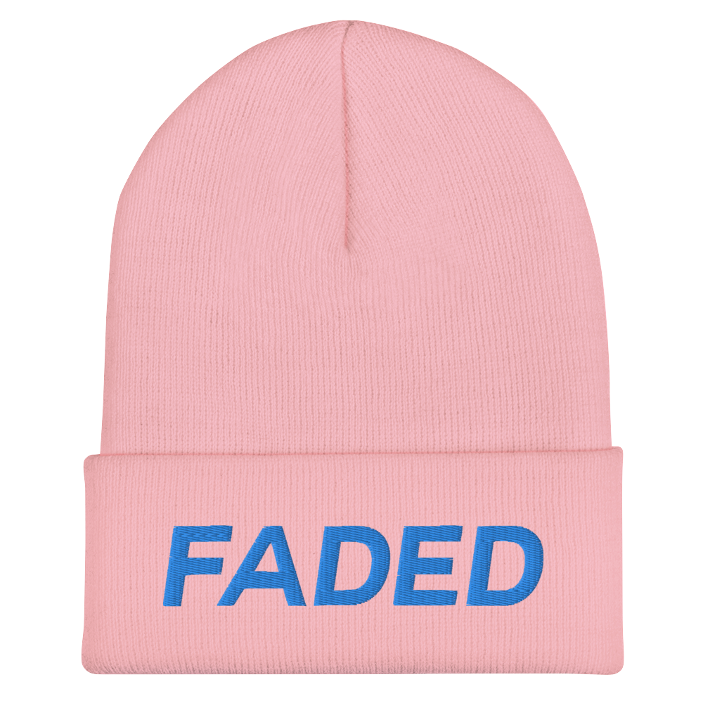 Faded (Aqua/Teal) Cuffed Beanie