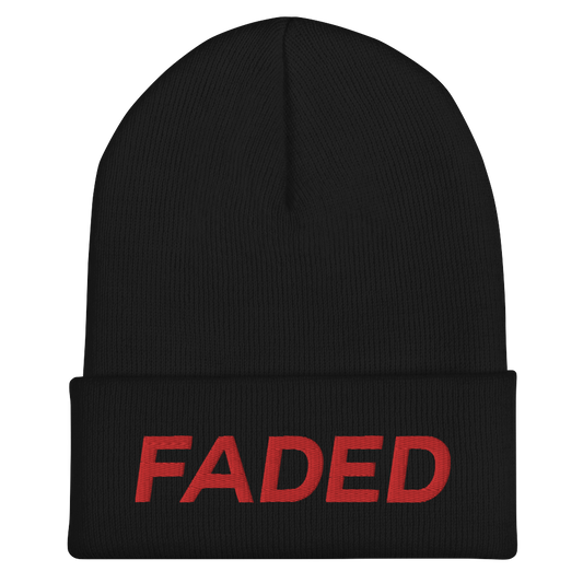 Faded (Red) Cuffed Beanie