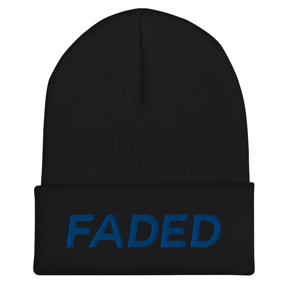 Faded (Royal) Cuffed Beanie