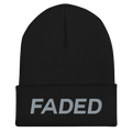 Faded (Grey) Cuffed Beanie - Faded Fabrics