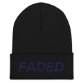 Faded (Navy) Cuffed Beanie - Faded Fabrics