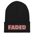 The iconic “Faded” box logo beanie - Faded Fabrics