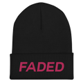 Faded (Flamingo) Cuffed Beanie - Faded Fabrics