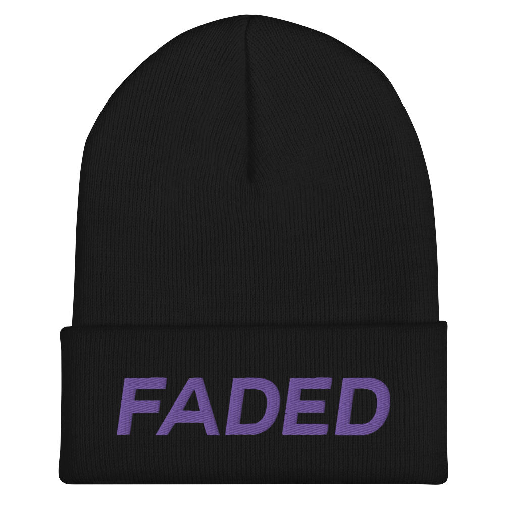 Faded (Purple) Cuffed Beanie