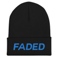 Faded (Aqua/Teal) Cuffed Beanie - Faded Fabrics