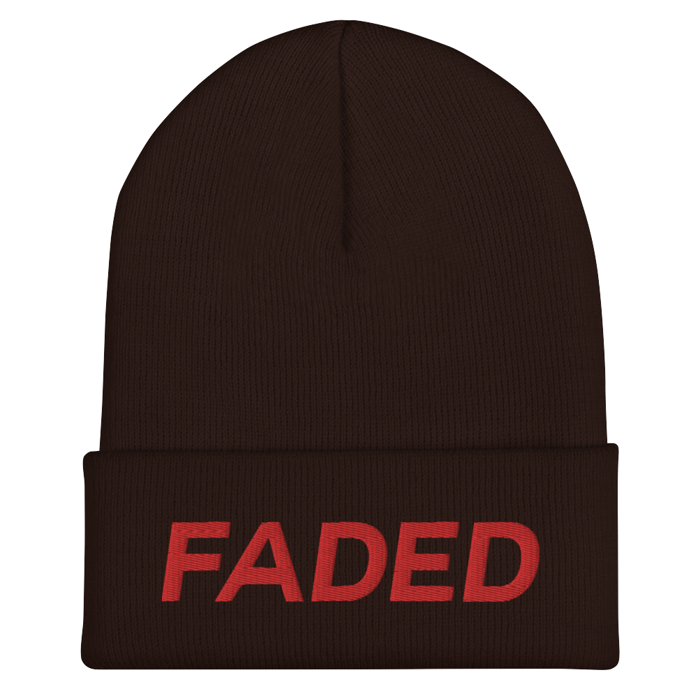 Faded (Red) Cuffed Beanie