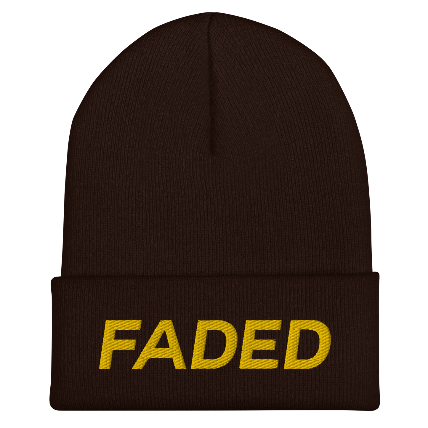 Faded (Gold) Cuffed Beanie