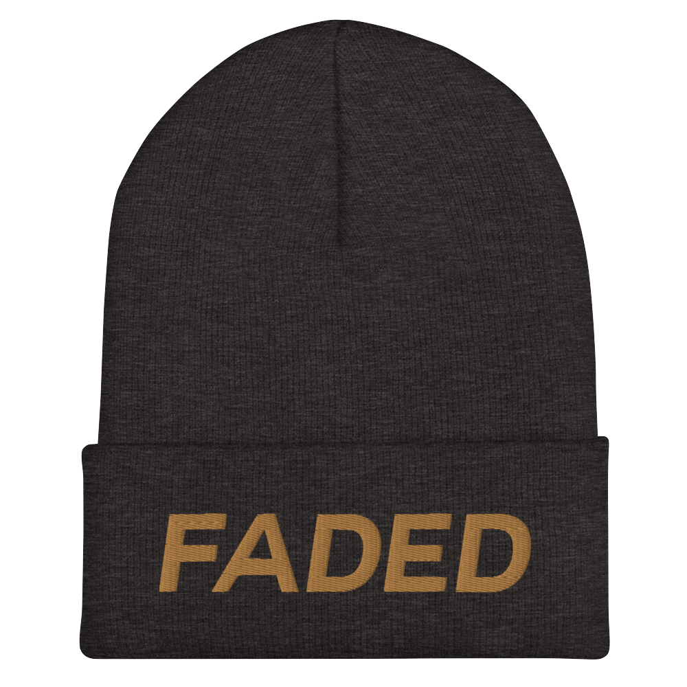 Faded (Old Gold) Cuffed Beanie