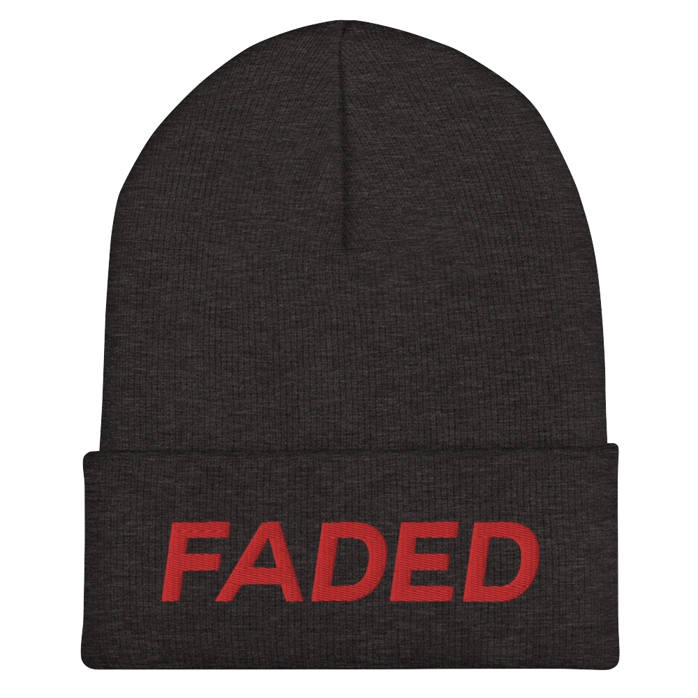 Faded (Red) Cuffed Beanie