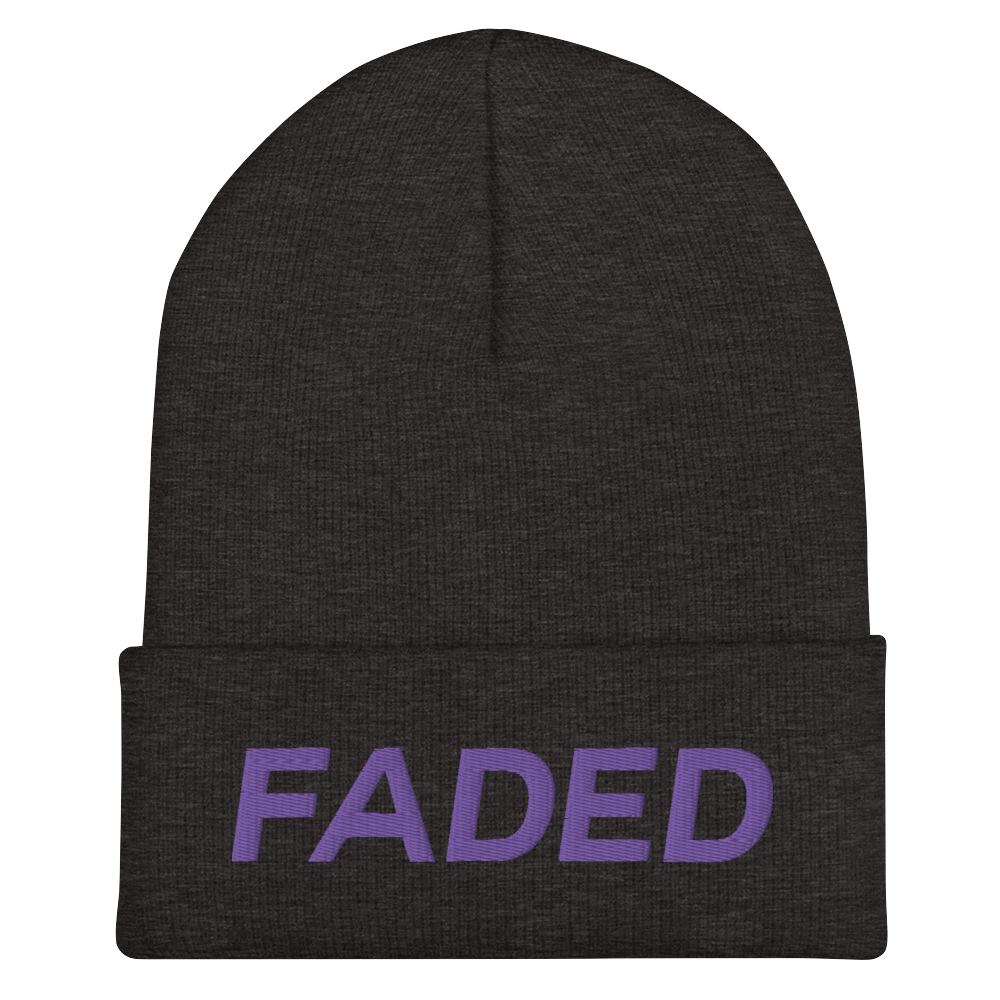 Faded (Purple) Cuffed Beanie