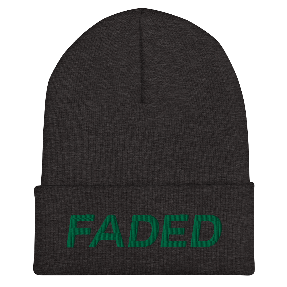 Faded (Green) Cuffed Beanie