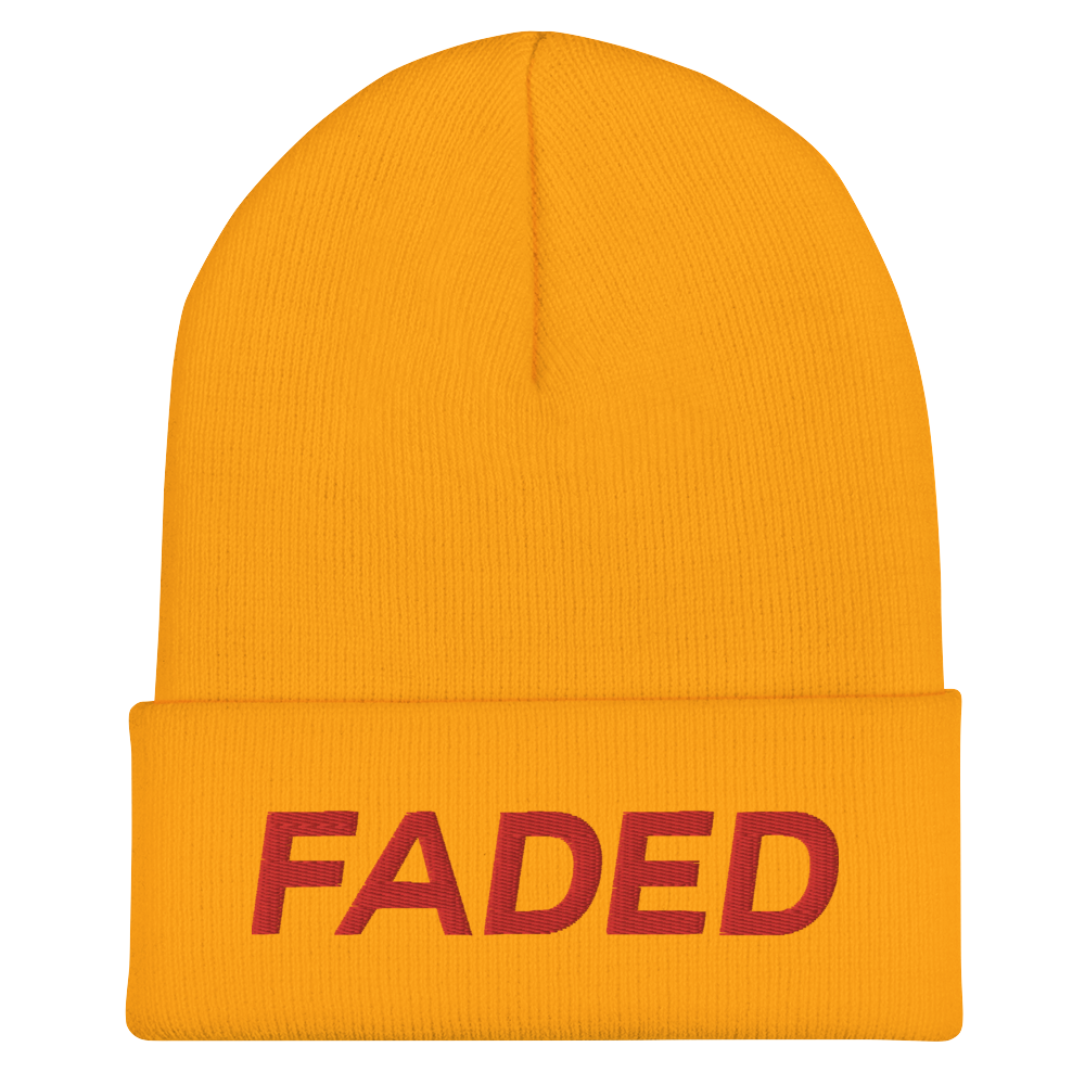 Faded (Red) Cuffed Beanie