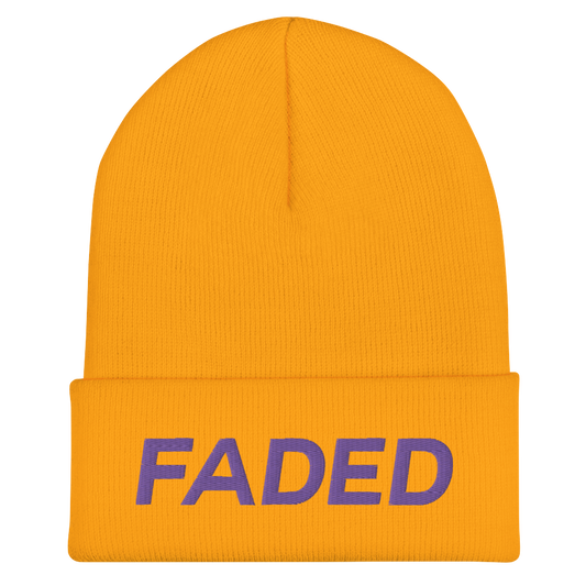 Faded (Purple) Cuffed Beanie