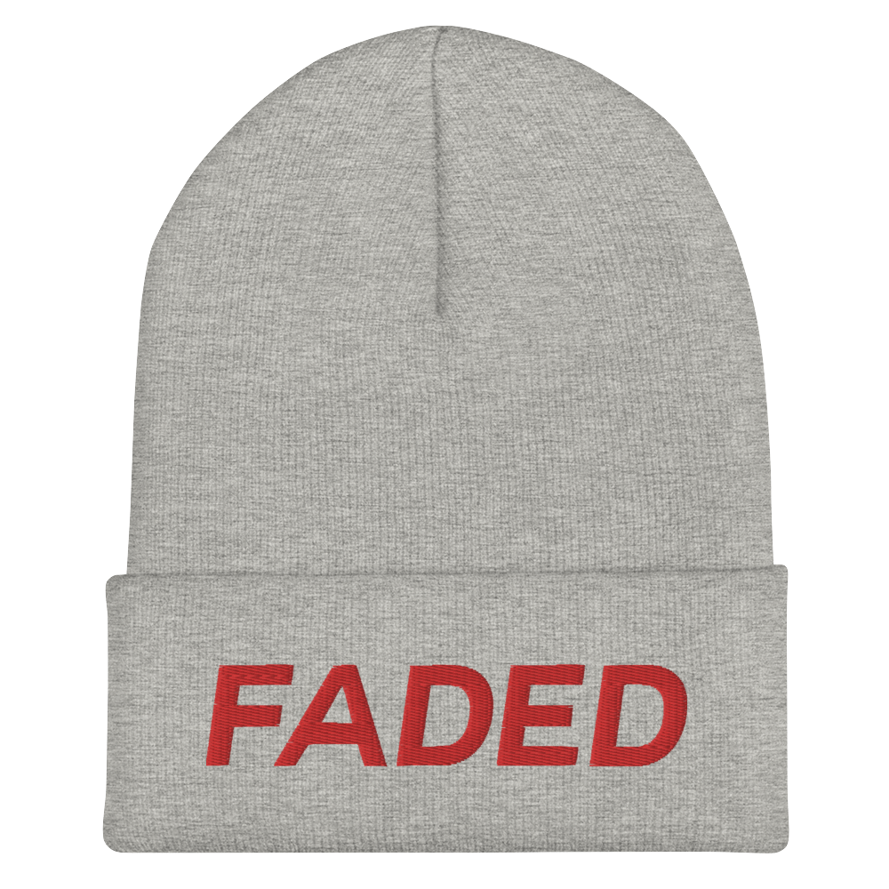 Faded (Red) Cuffed Beanie