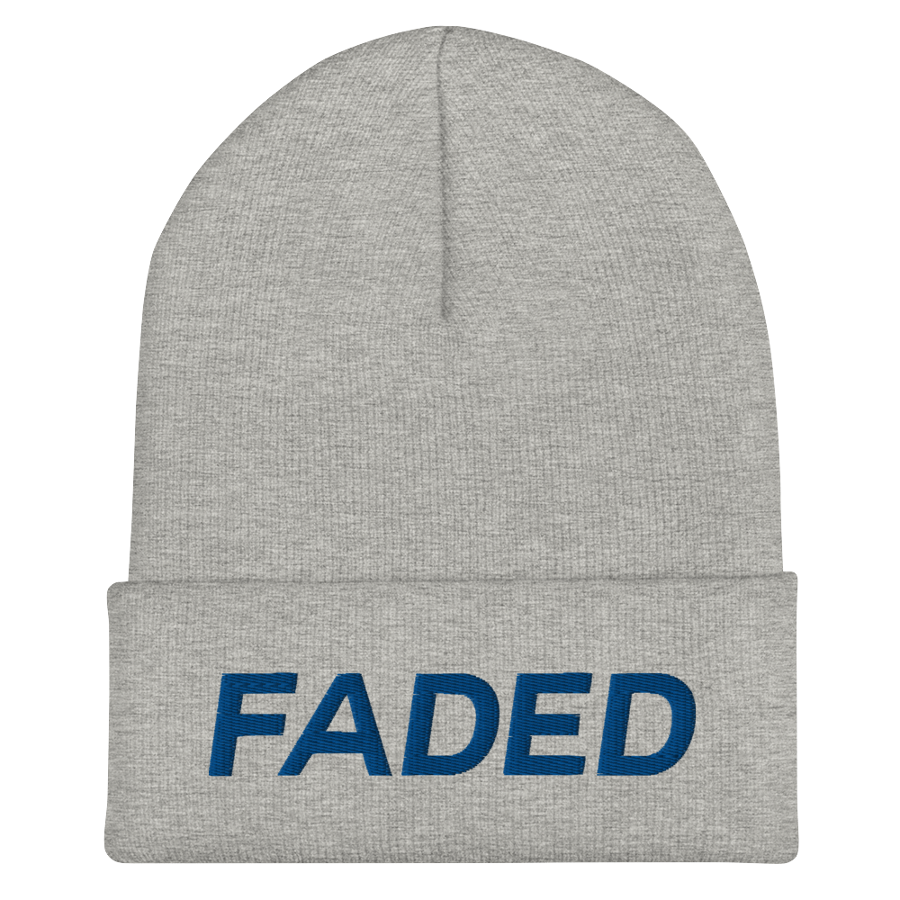 Faded (Royal) Cuffed Beanie