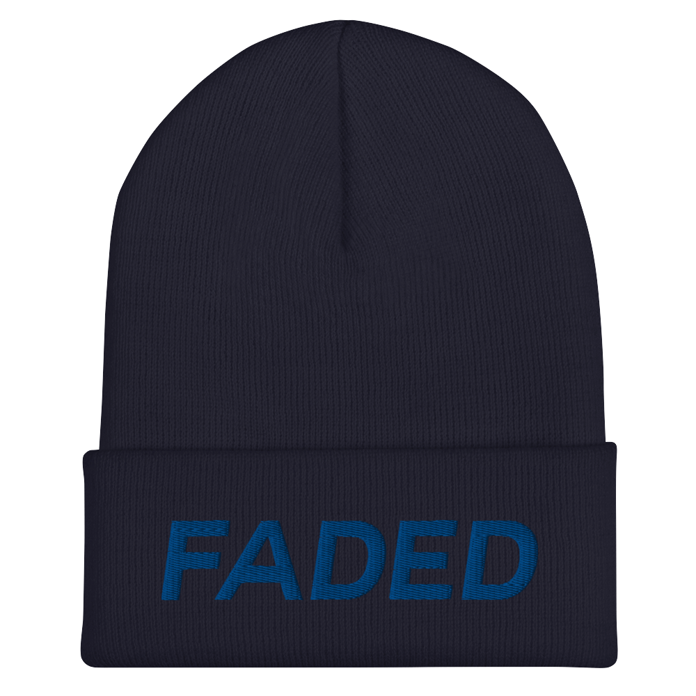 Faded (Royal) Cuffed Beanie