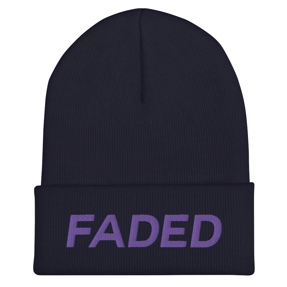 Faded (Purple) Cuffed Beanie