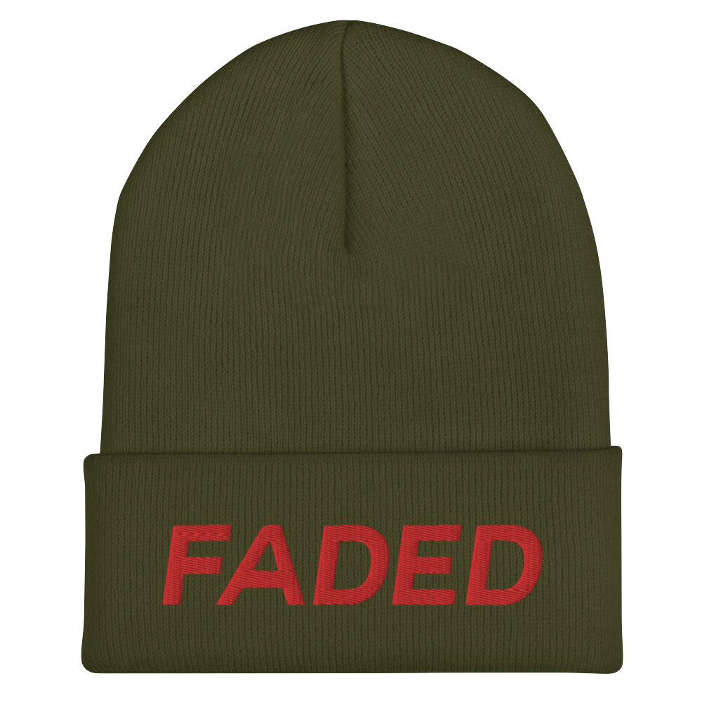 Faded (Red) Cuffed Beanie