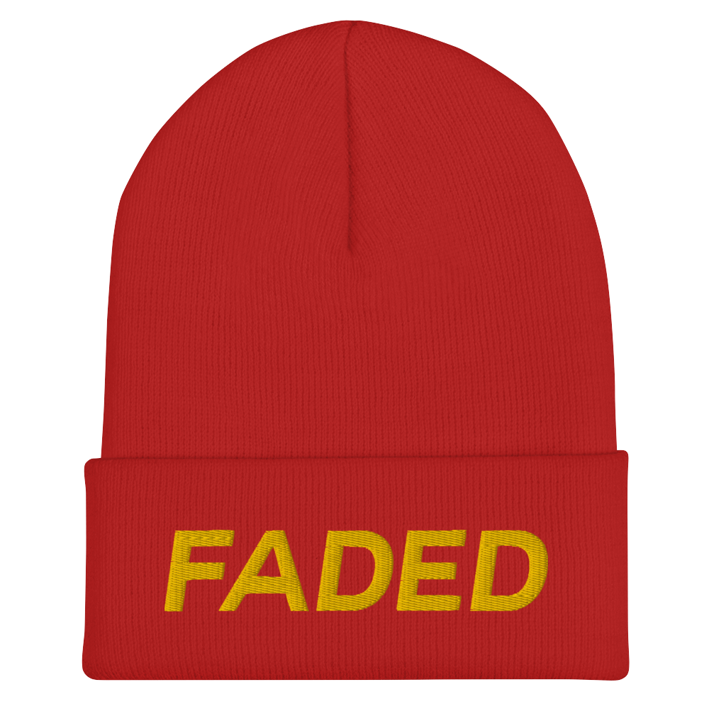 Faded (Gold) Cuffed Beanie