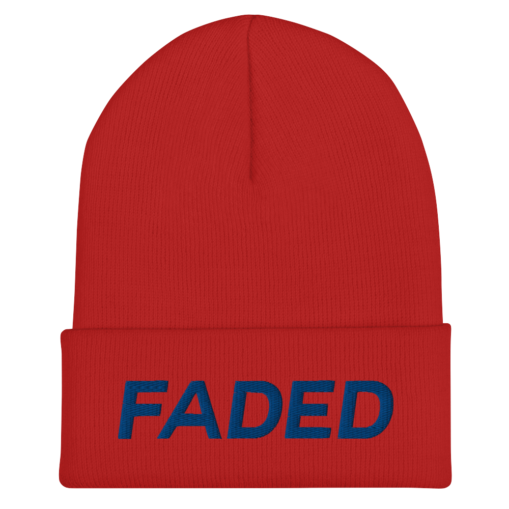 Faded (Royal) Cuffed Beanie