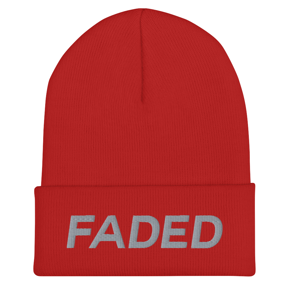 Faded (Grey) Cuffed Beanie