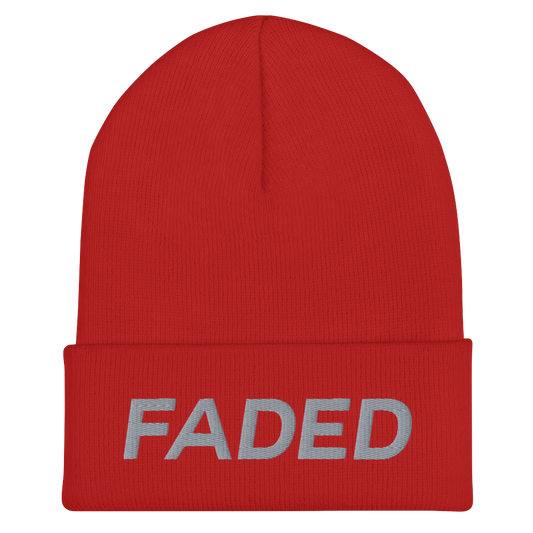 Faded (Grey) Cuffed Beanie