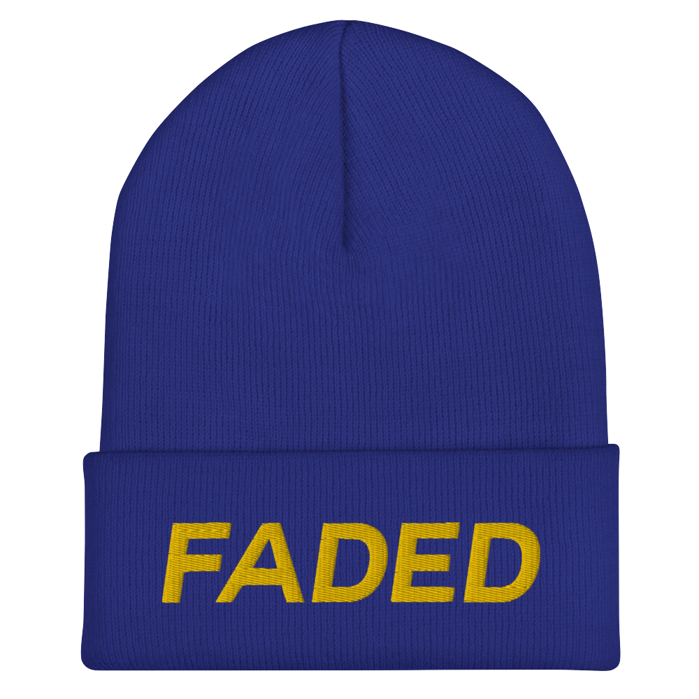 Faded (Gold) Cuffed Beanie