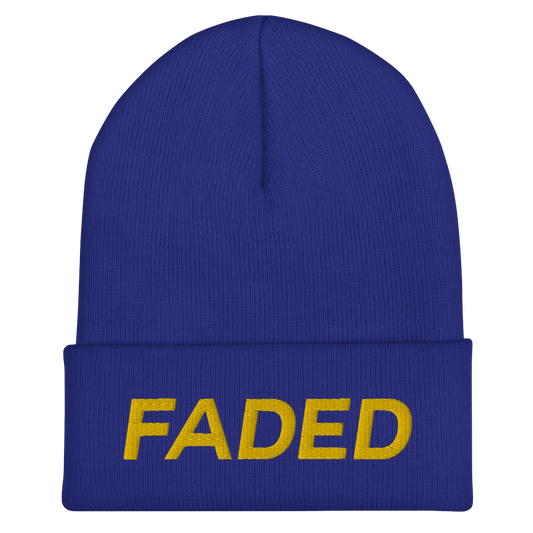 Faded (Gold) Cuffed Beanie