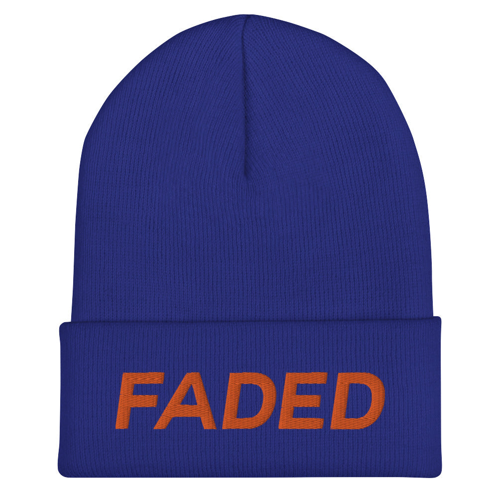 Faded (Orange) Cuffed Beanie