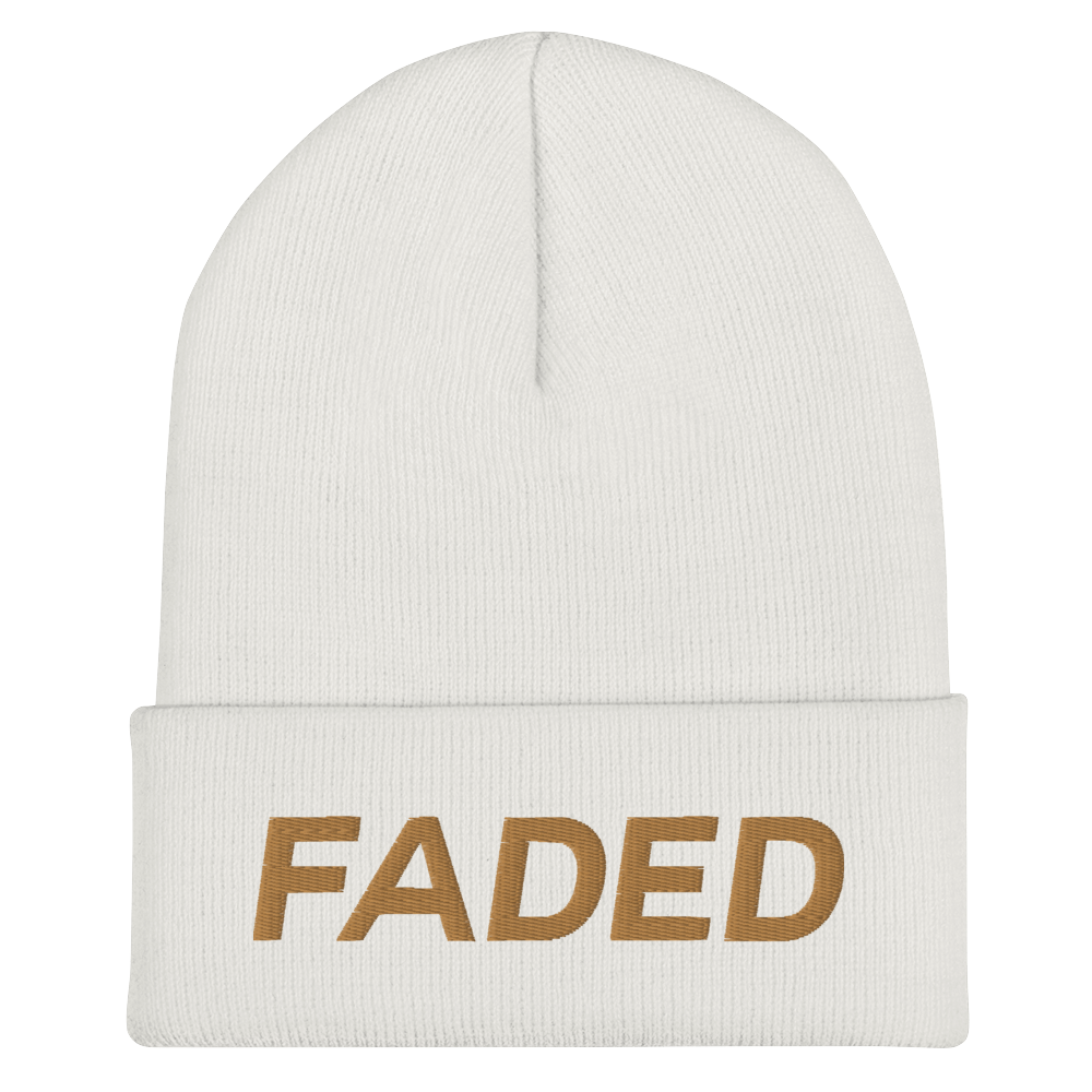 Faded (Old Gold) Cuffed Beanie