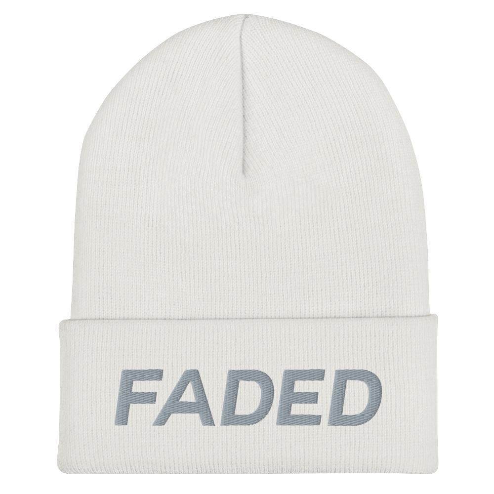 Faded (Grey) Cuffed Beanie