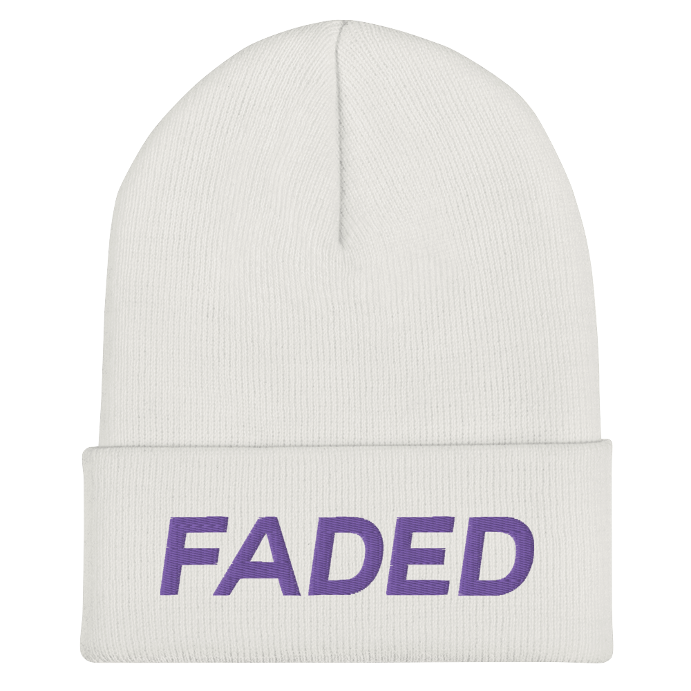 Faded (Purple) Cuffed Beanie