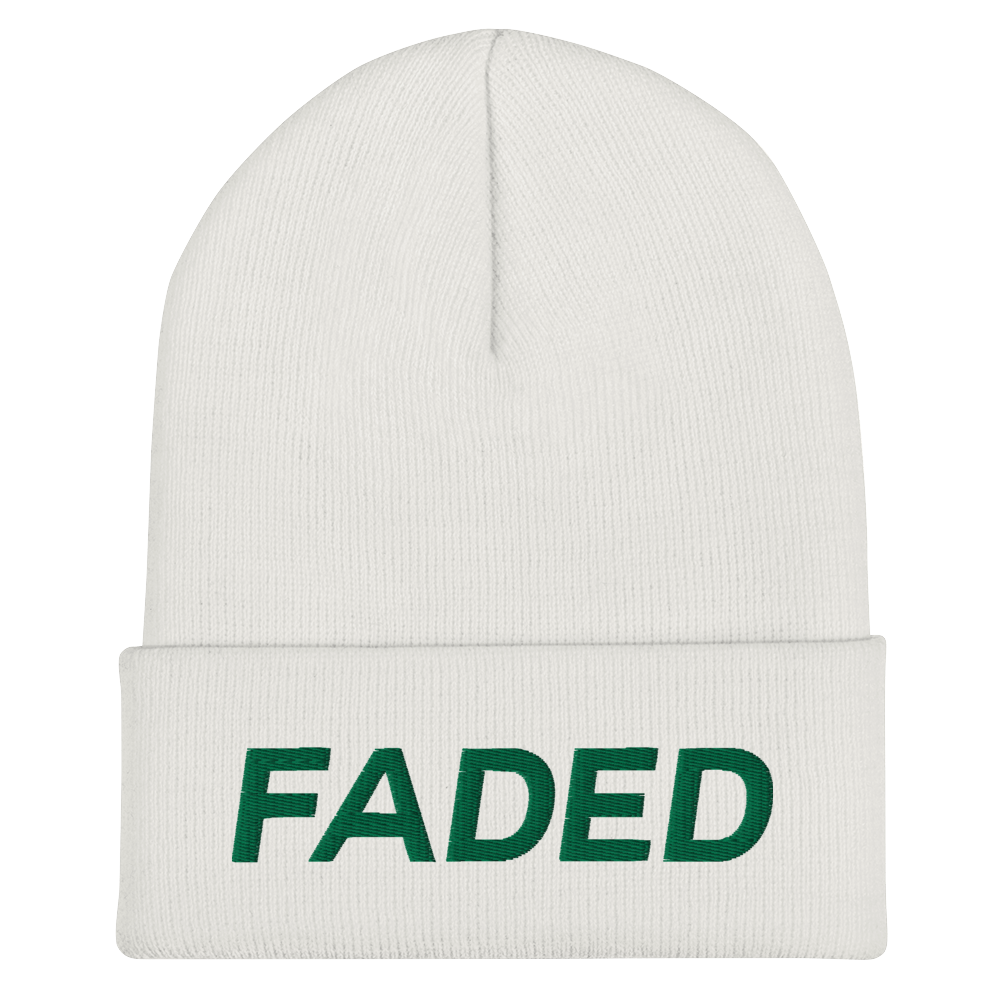 Faded (Green) Cuffed Beanie