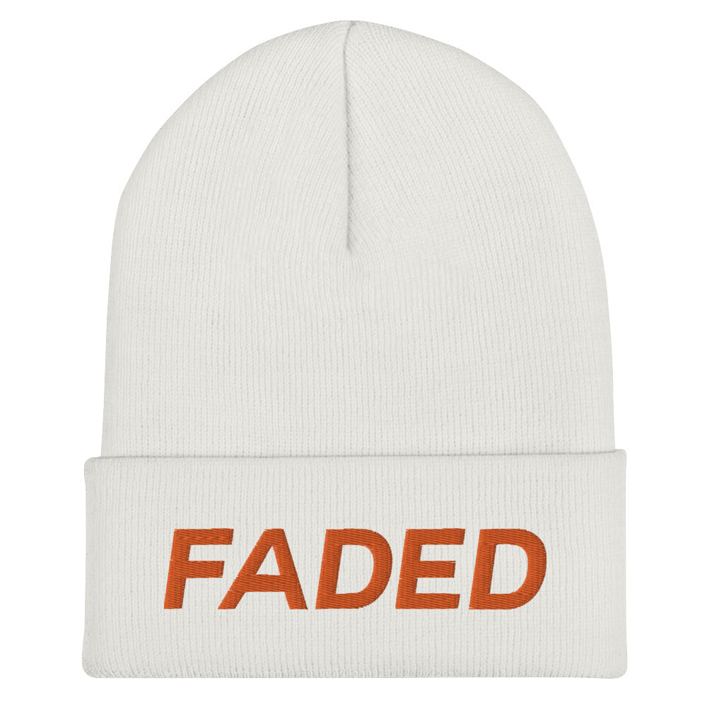 Faded (Orange) Cuffed Beanie