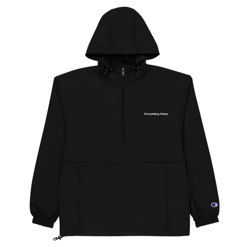 Everything Fades Embroidered Champion Packable Jacket - Faded Fabrics