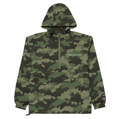 Everything Fades Embroidered Champion Packable Jacket - Faded Fabrics