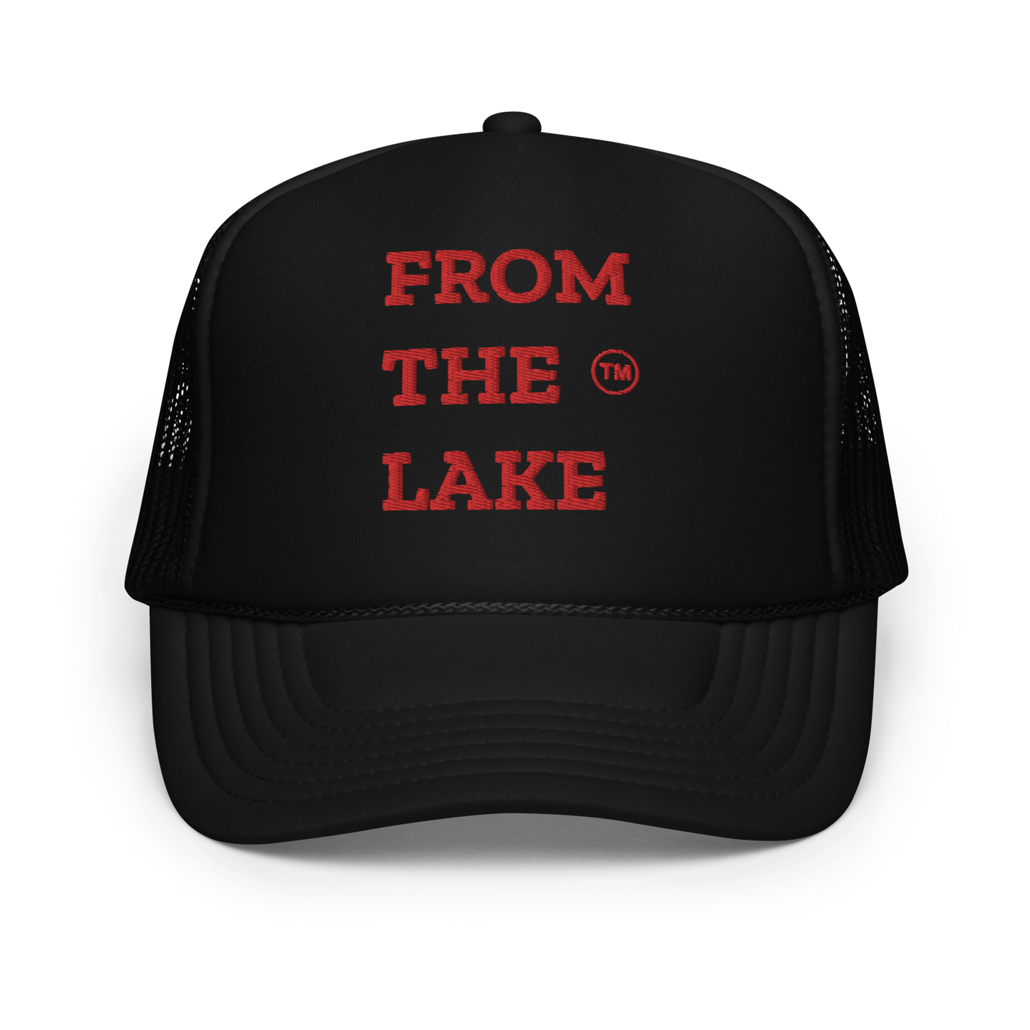 From The Lake (Red Embroidery) Foam Trucker Hat