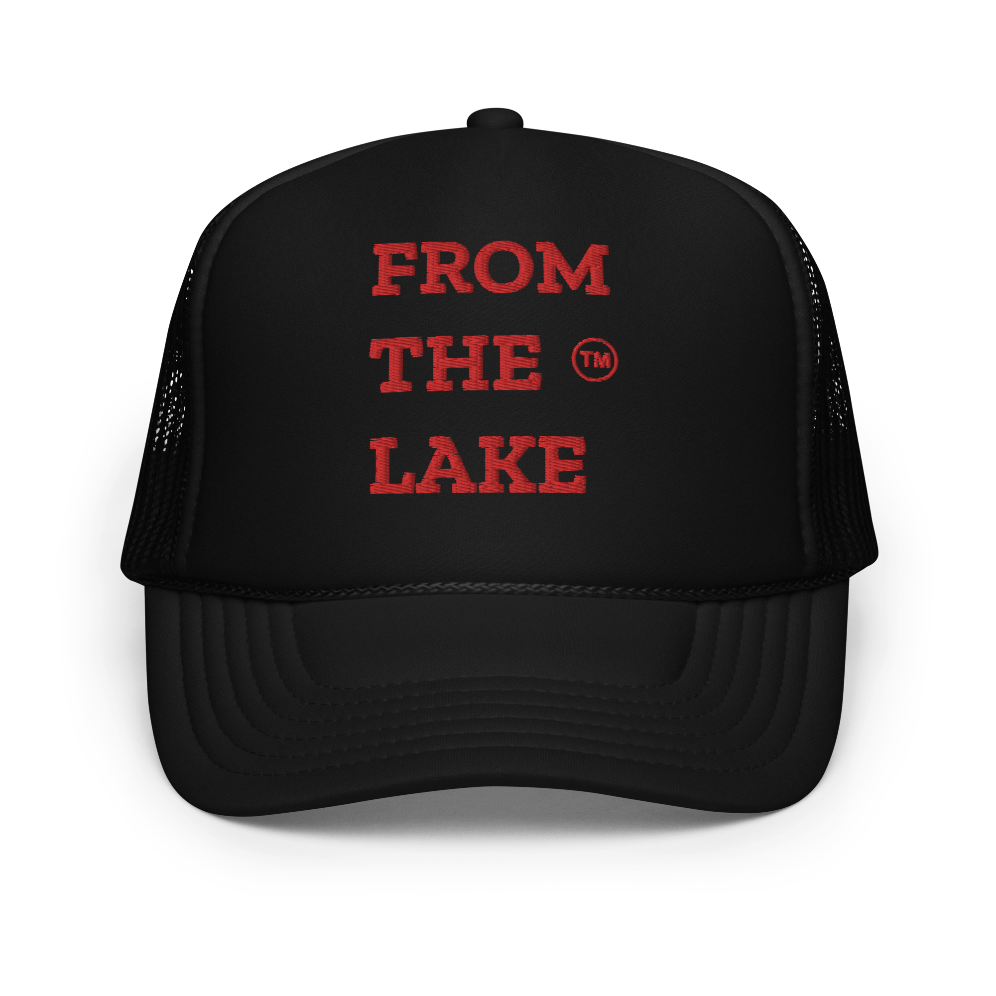 From The Lake (Red Embroidery) Foam Trucker Hat
