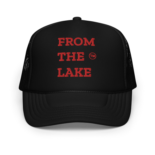 From The Lake (Red Embroidery) Foam Trucker Hat