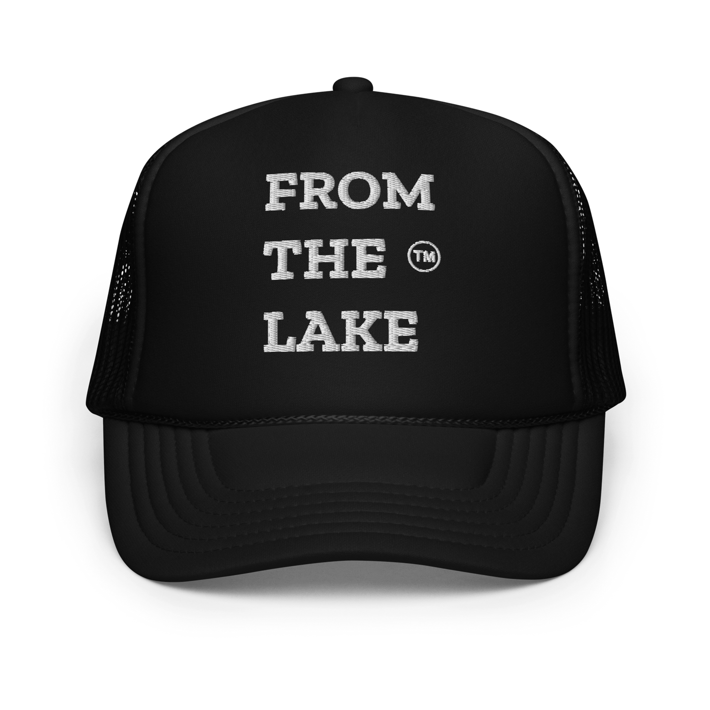 From The Lake (White Embroidery) Foam Trucker Hat