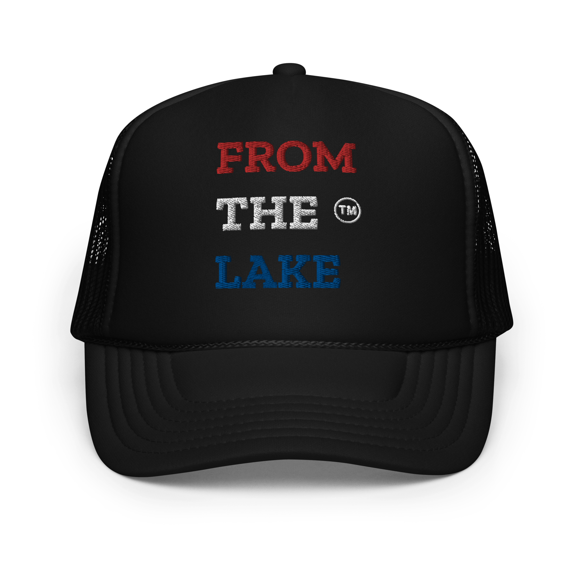 From The Lake (Red/White/Blue) Foam Trucker Hat