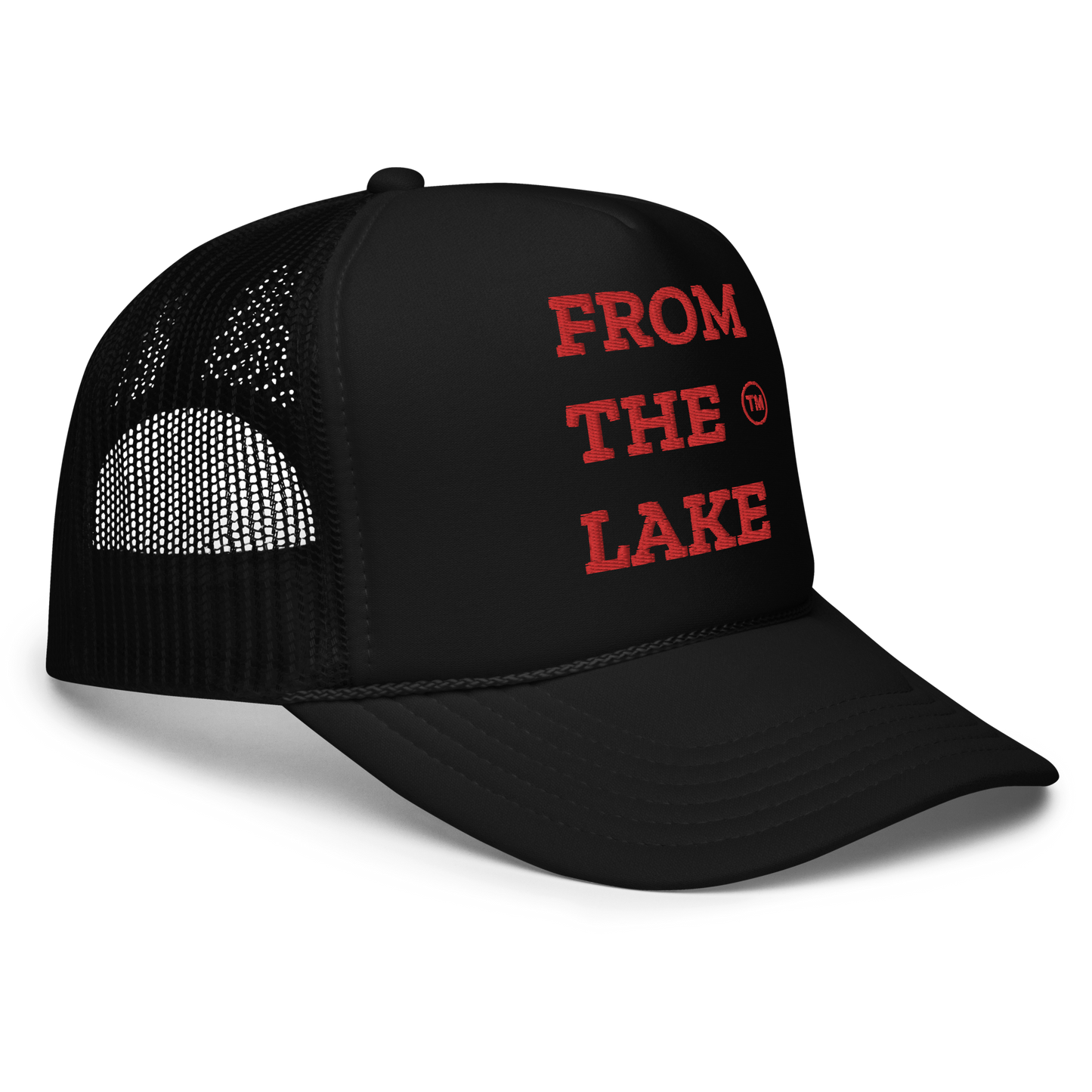 From The Lake (Red Embroidery) Foam Trucker Hat