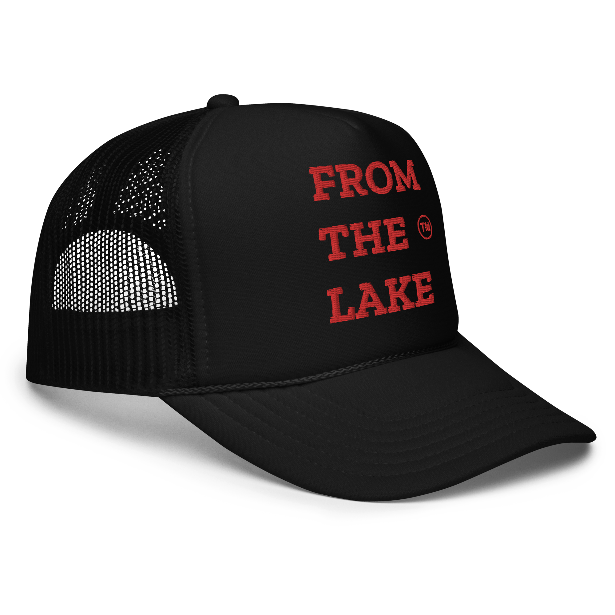 From The Lake (Red Embroidery) Foam Trucker Hat