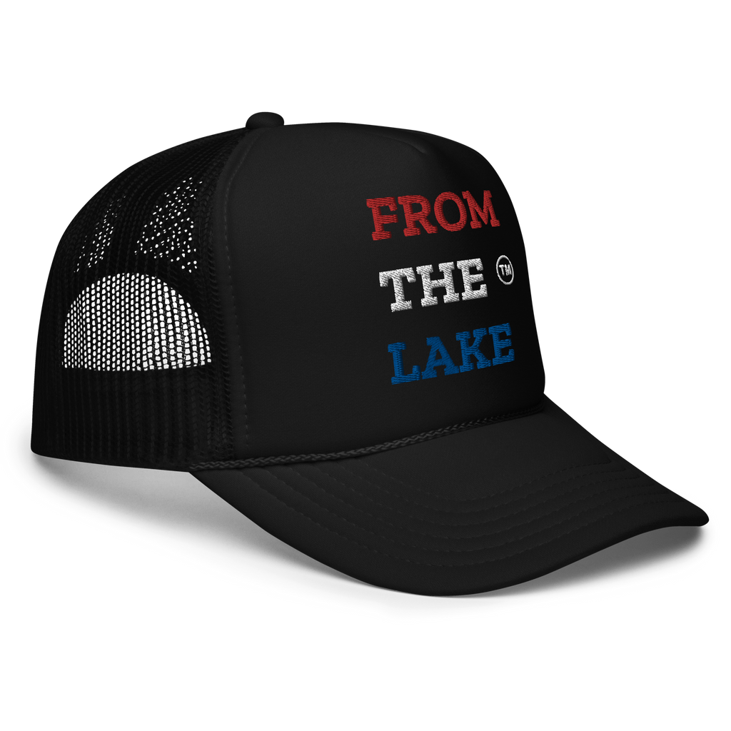 From The Lake (Red/White/Blue) Foam Trucker Hat
