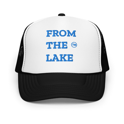 From The Lake (Baby Blue Embroidery) Foam Trucker Hat