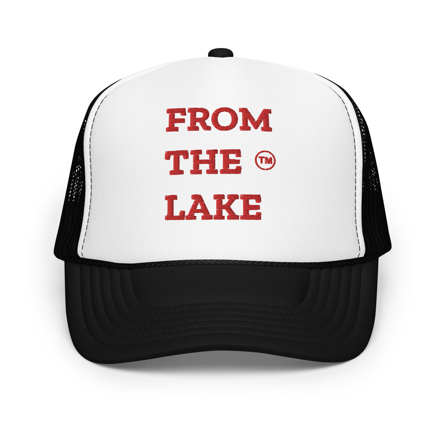 From The Lake (Red Embroidery) Foam Trucker Hat