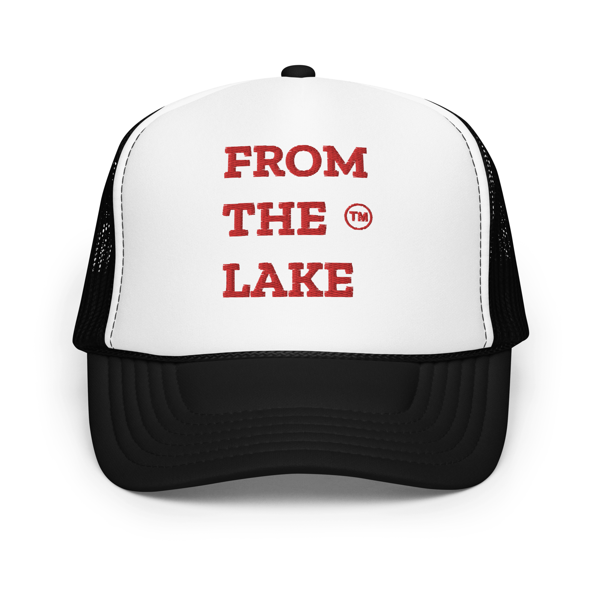 From The Lake (Red Embroidery) Foam Trucker Hat