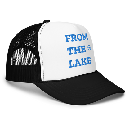 From The Lake (Baby Blue Embroidery) Foam Trucker Hat